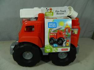 New Mega Blocks 10 Piece Fire Truck Rescue