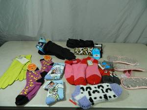New Gloves, Socks, Unbrellas, Eye Masks