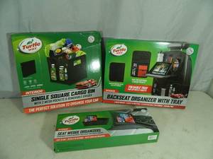 3 New Turtle Wax Car Organizers