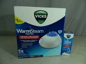 New Vicks Vaporizer and New Vapo Steam