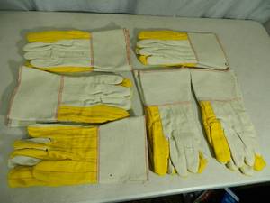 6 New Pairs of Industrial Work Gloves
