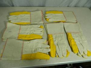 6 New Pairs of Industrial Work Gloves