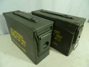 Pair of 30 Cal. US Military Ammo Cans