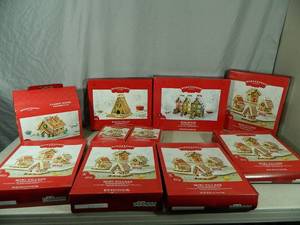 10 New Assorted Gingerbread House Kits