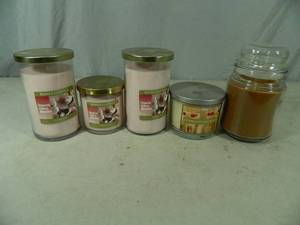 5 New Assorted Candles