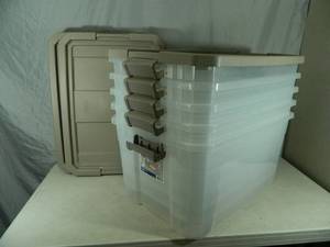 5 Totes with Lids
