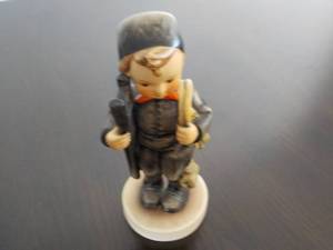 lot 1 image: Hummel Boy Figurine from marking m...