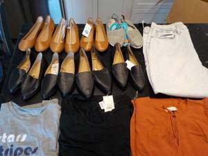 lot 10 image: Shoes and Clothes new with tags...