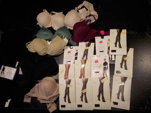 lot 20 image: Bras and Shapers, Stockings, New wi...
