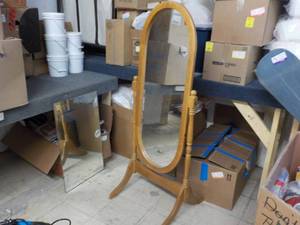 lot 26 image: Floor Mirror 23 x 59...