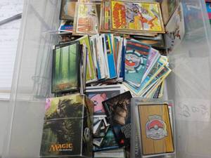 lot 59 image: Tote of Trading Cards and Game Card...