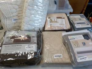lot 101 image: Lot of Sofa, Chair and Cushion Cove...