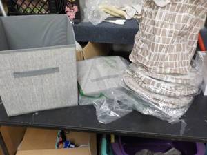lot 122 image: Storage Bins, Collapsible Totes and...