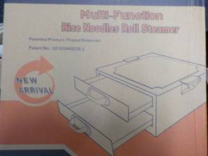 lot 129 image: Rice Noodles Roll Steamer needs dr...