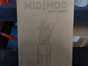 lot 133 image: MidMod Plant Stand needs assembly...