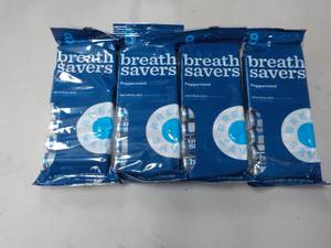 lot 179 image: 4 Pkgs of 8 Packs Breath Savers Pep...
