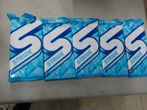 lot 186 image: 5 - 3 packs of 14 Sticks Stride Icy...