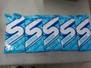 lot 187 image: 5 - 3 packs of 14 Sticks Stride Icy...