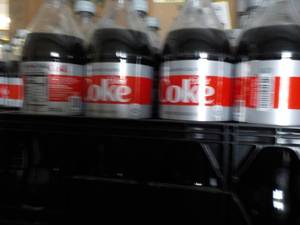 lot 215 image: 12 - 1.25 Liter Bottles Diet Coke ...