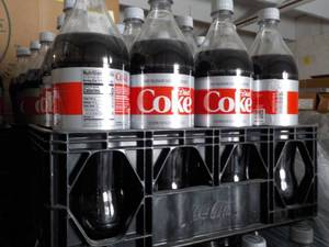 lot 216 image: 12 - 1.25 Liter Bottles Diet Coke ...