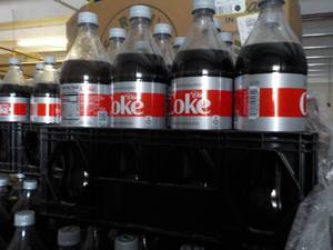lot 218 image: 12 - 1.25 Liter Bottles Diet Coke ...