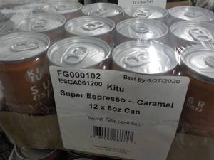 lot 246 image: 12 - 6 oz Cans Kitu Super Expresso ...