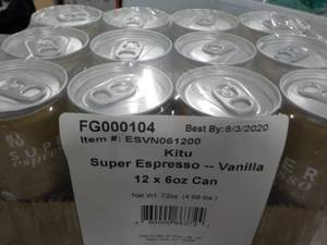 lot 250 image: 12 - 6 oz Cans Kitu Super Expresso ...