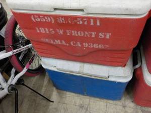 lot 256 image: 2 Coleman Coolers...