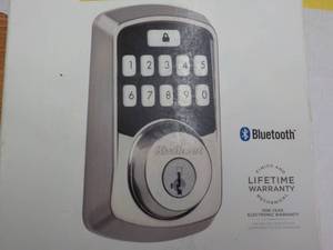 lot 265 image: Kwikset Aura Blue Tooth Enabled...