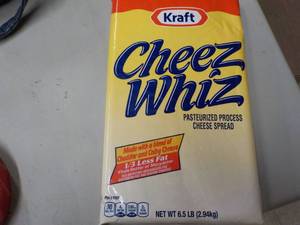 lot 297 image: 6.5 lb. Bag Kraft Cheez Whiz refri...