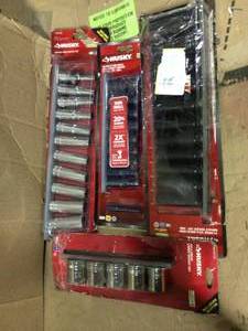 lot 34 image: MIX LOT HUSKY SOCKETS SETS  in good condition 
