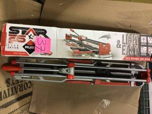 lot 37 image: 26 in. Star Max Tile Cutter by Rubi in good condition 