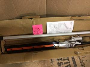 lot 76 image: Dual Action Hedge Trimmer Attachment (Fits Universal System Attachment Capable Trimmers) by Sunseeker in good condition 