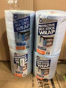 lot 82 image: 12 in. x 100 ft. Self-Stick Furniture Foam Wrap by Pratt Retail Specialties in good condition 