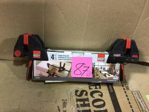 lot 87 image: Trigger Clamp Set Containing 2 Each of EHKM06 and EHKM12 (4-Piece) by BESSEY in good condition 