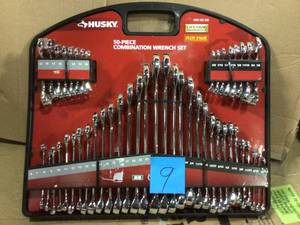 HUSKY SAE MM COMBINATION WRENCH SET 50 PC in good condition&nbsp
