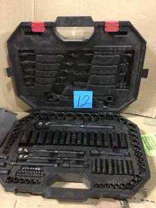 Exclusive 14 in., 38 in. and 12 in. SAE Drive 100-Position Universal and Metric Mechanics Tool Set (105-Piece) by Husky in good condition&nbsp