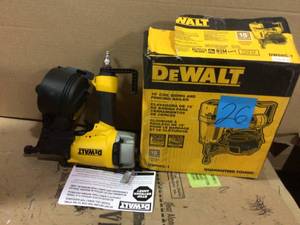 Pneumatic 15-Degree Coil Siding Nailer by DEWALT in good condition&nbsp