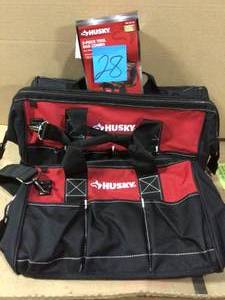 2-Piece Tool Bag Combo  15 in. and 18 in.) by Husky in good condition&nbsp