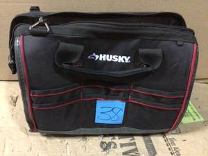 16 in. Large Mouth Tool Bag with Tool Wall by Husky in good condition&nbsp