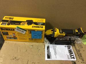 20-Volt MAX Lithium Ion Cordless Brushless 4-12 - 5 in. Paddle Switch Angle Grinder with FLEXVOLT ADVANTAGE (Tool Only) by DEWALT in good condition&nbsp