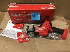 M18 FUEL 18-Volt Lithium-Ion Brushless Cordless HACKZALL Reciprocating Saw (Tool-Only) by Milwaukee in good condition&nbsp