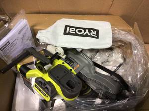 18-Volt ONE Cordless 7-14 in. Compound Miter Saw (Tool Only) with Blade and Blade Wrench by RYOBI in good condition&nbsp
