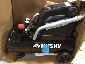 8G 150 PSI Hotdog Air Compressor by Husky in good condition&nbsp