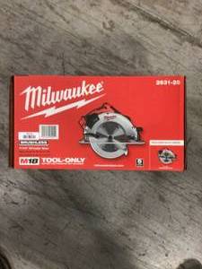 M18 18-Volt Lithium-Ion Brushless Cordless 7-14 in. Circular Saw (Tool-Only) by Milwaukee not used