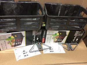 lot 27 image: FastTrack Garage 15.5 in. Utility Storage Bin by Rubbermaid in good condition