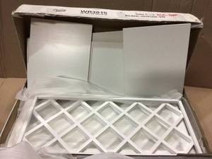 lot 37 image: Ready to Assemble 30x15x12 in. Shaker Wall Wine Rack in White in good condition