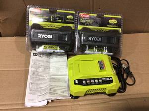 lot 38 image: 40-Volt Lithium-Ion 2.0 Ah Battery by RYOBI in good condition