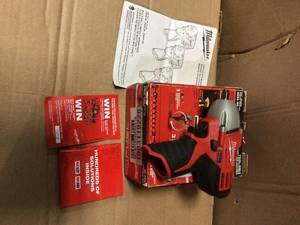 lot 46 image: M12 FUEL 12-Volt Lithium-Ion Brushless Cordless Stubby 38 in. Impact Wrench (Tool-Only) by Milwaukee in good condition