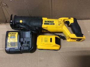 lot 56 image: 20-Volt MAX Lithium-Ion Cordless Reciprocating Saw (Tool-Only) by DEWALT in good condition